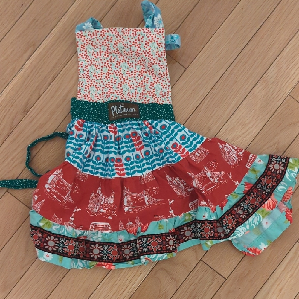 Matilda Jane Platinum Colorful Apron Dress